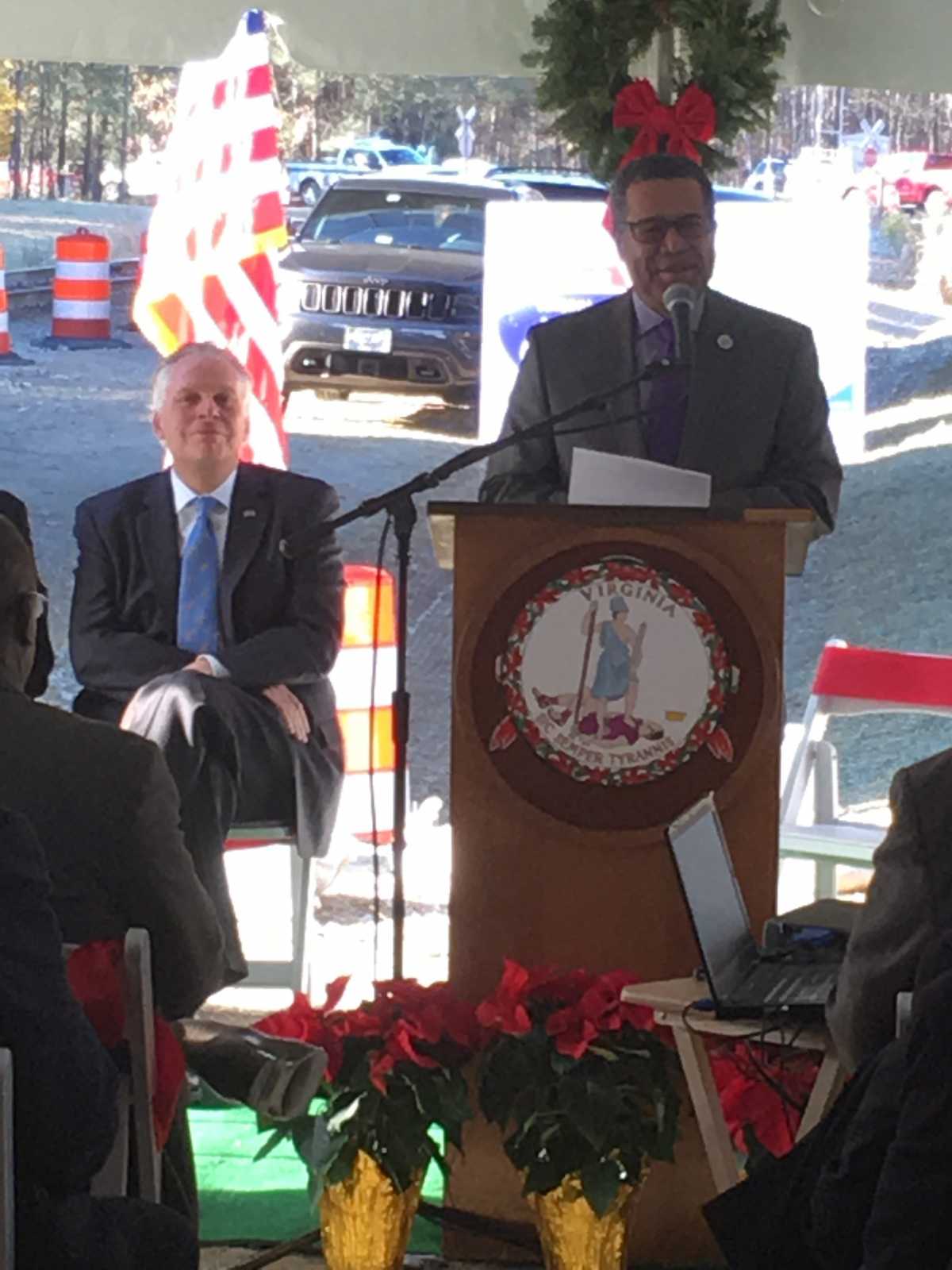 HRTAC Member Price Speaking at Podium